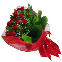  Sivas çiçek online çiçek siparişi  12 adet kirmizi essiz gül buketi - SEVENE ÖZEL