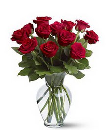  Sivas online çiçekçi , çiçek siparişi  cam yada mika vazoda 10 kirmizi gül