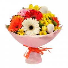 Karışık mevsim buketi Mevsimsel çiçek  Sivas çiçek siparişi sitesi 