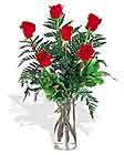 cam yada mika vazoda 6 adet kirmizi   Sivas çiçek online çiçek siparişi 