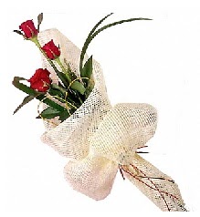 3 adet kırmızı gül buketi  Sivas çiçek servisi , çiçekçi adresleri 